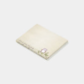 Schattig Leuk Stijlvol ,Kant,Uil Post-it® Notes (Schuin)