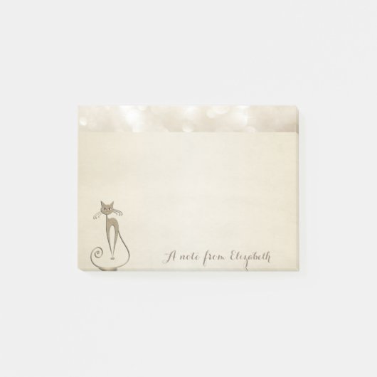 Schattig Leuk Stijlvol ,Kat Post-it® Notes (Voorkant)