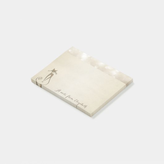 Schattig Leuk Stijlvol ,Kat Post-it® Notes (Schuin)