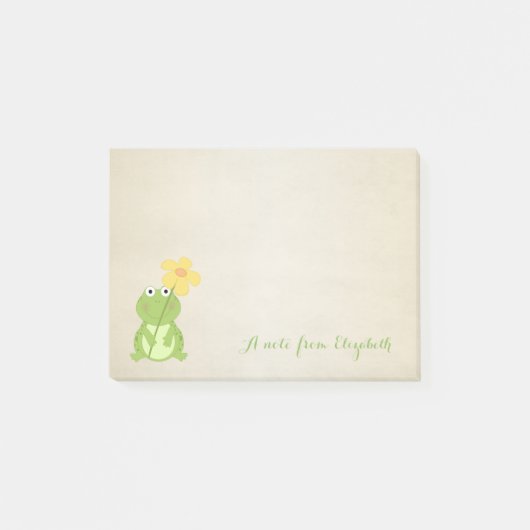 Schattig Leuk Stijlvol ,Kikker Post-it® Notes (Voorkant)