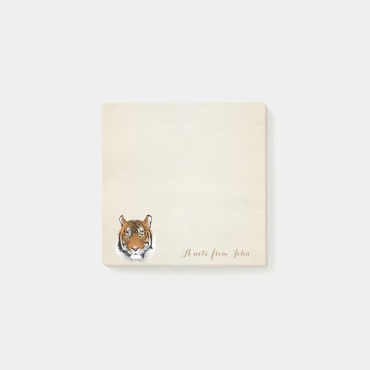 Schattig Leuk Stijlvol ,Tijger, Persoonlijk Post-it® Notes (Voorkant)