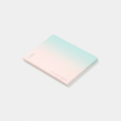 Schattig Leuk Stijlvol, Zeepaardje, Persoonlijk Post-it® Notes (Schuin)