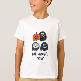 Schattig Leuke Griezeldag Zwarte Monster Crew T-shirt