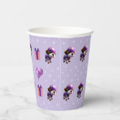 Schattig Leuke Hond Kinderen Verjaardagsfeest Papieren Bekers (Rechts)