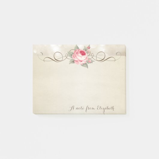 Schattig Leuke Stijlvolle ,Bloem Post-it® Notes (Voorkant)