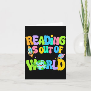 Schattig lezen is buitenaards ruimtes boeken kaart