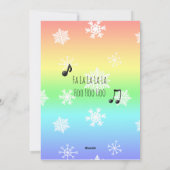 Schattig LGBT-uilenkoppel op tak van boom met Kers Feestdagenkaart (Achterkant)