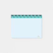 Schattig lichtgroene mint post-it® notes (Voorkant)