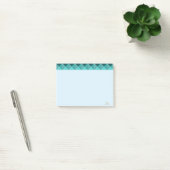 Schattig lichtgroene mint post-it® notes (Kantoor)