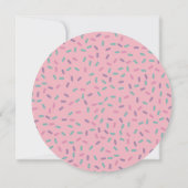 Schattig lief eentje donut Kinder eerste verjaarda Kaart (Achterkant)