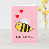 Schattig Lief Grappig Bij Mij Pun Liefde Kaart (Gele Bloem)