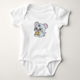 Schattig lief klein muisje houdt van kaas romper