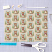 Schattig lief klein muisje met stropdas tissuepapier (Craft)