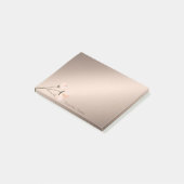 Schattig Lief Stijlvol Elegante Bloem Post-it® Notes (Schuin)