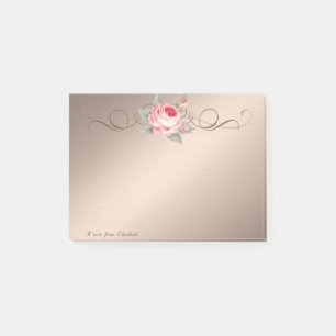 Schattig Lief Stijlvol Elegante Roos Post-it® Notes