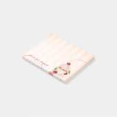 Schattig Lief Stijlvol Meisjesachtig , Cupcake Post-it® Notes (Schuin)