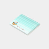 Schattig Lief Stijlvol Meisjesachtig , Cupcake Post-it® Notes (Schuin)