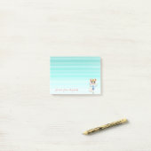Schattig Lief Stijlvol Meisjesachtig , Kitty Post-it® Notes (Op bureau)
