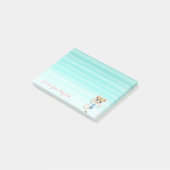 Schattig Lief Stijlvol Meisjesachtig , Kitty Post-it® Notes (Schuin)