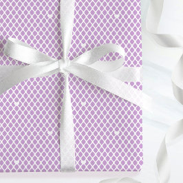 Schattig liefdeshart rooster mesh mooi paars cadeaupapier