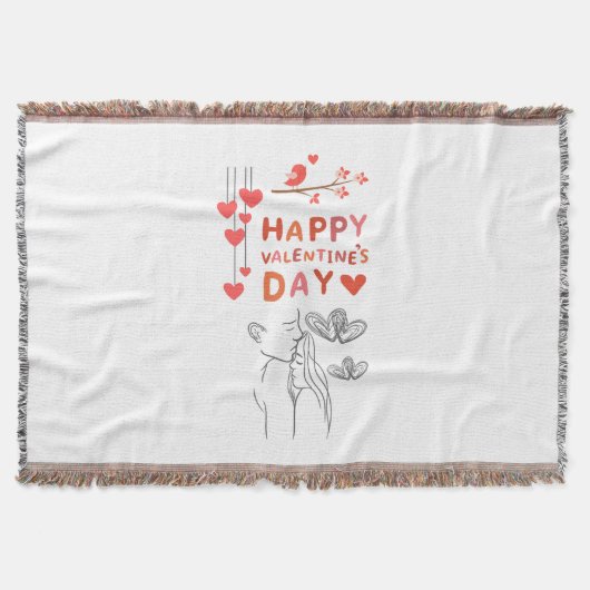 Schattig liefdeskoppel  deken (Voorkant)