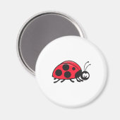 schattig lieve lieveheersbeestje magneet (Voorkant / Achterkant)