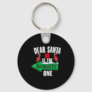 Schattig lieve Sint hij is de stoute Couple Chris Sleutelhanger