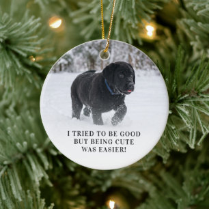 Schattig Lieve Sint Ik Probeerde Braaf Te Zijn Fot Keramisch Ornament