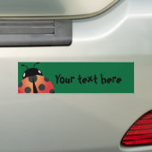 Schattig Lieveheersbeestje Bumpersticker (Op auto)