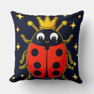 🐞 Schattig Lieveheersbeestje Cartoon Karakter Rod Kussen