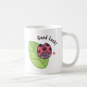 Schattig Lieveheersbeestje Doodle Veel Geluk Koffiemok