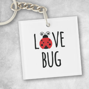 Schattig Lieveheersbeestje - Liefdeskever Valentij Sleutelhanger