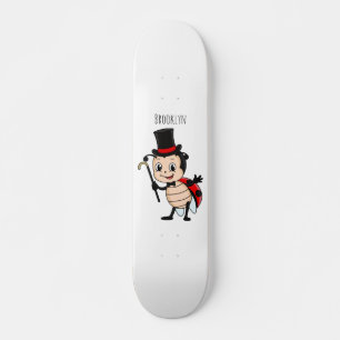 Schattig lieveheersbeestje met hoed en stropdas ca persoonlijk skateboard