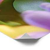 Schattig lieveheersbeestje zittend op roze bloem poster (Hoek)