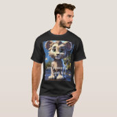 Schattig Lion Cub Graphic T-shirt (Voorkant volledig)