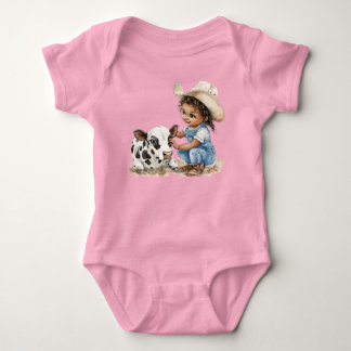 Schattig Little Cowgirl (Aanpassen) Romper
