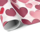Schattig Little Hearts-inpakpapier Cadeaupapier (Rol Hoek)