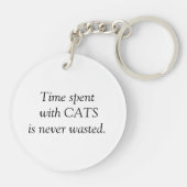  Schattig Little Kitten Sleutelhanger (Achterkant)