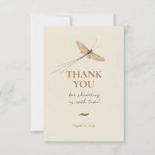 Schattig Little Love Bug Baby shower Dank u Bedankkaart (Voorkant)