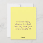 Schattig Llama | Je bent aan het lachen! | Persona Feestdagenkaart (Achterkant)