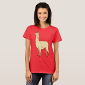 Schattig Llama-ontwerp #1 T-shirt (Voorkant volledig)