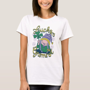 Schattig Lucky en ik krijgen het T-shirt