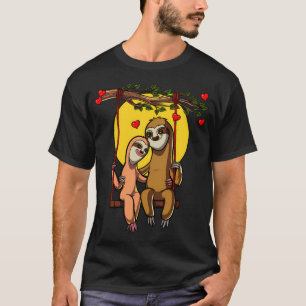 Schattig Luiaard Koppel T-shirt