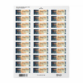 Schattig Maanlicht Fantasie Wezen Etiket (Full Sheet)