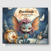 Schattig Maanlicht Fantasie Wezen Gastenboek (Voorkant)