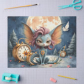 Schattig Maanlicht Fantasie Wezen Tissuepapier (Craft)