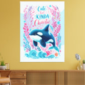 Schattig maar een beetje chaotisch canvas afdruk (Insitu (Woonkamer))