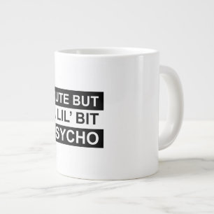 schattig maar een beetje psycho grote koffiekop