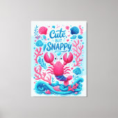 Schattig maar Fout Canvas Afdruk (Voorkant)