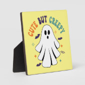 Schattig maar griezelig - Ghost - Grappig Hallowee Fotoplaat (Voorkant)